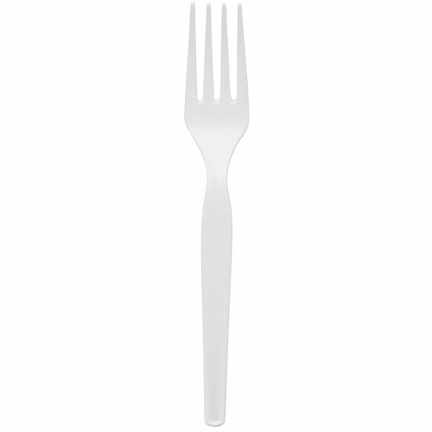 Dixie Medium-weight Disposable Forks Grab-N-Go by GP Pro - 100/Box - Fork - 100 x Fork - White