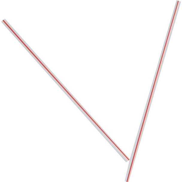 Dixie Plastic Stirrers by GP Pro - 5.5" Length - Plastic - 1000 / Box - White