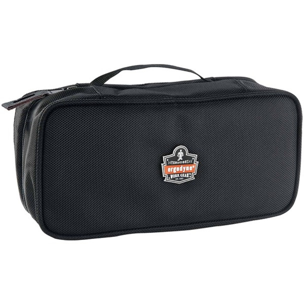 Ergodyne Arsenal 5875 Carrying Case Tools, Accessories, ID Card, Business Card, Label - Black - Water Resistant - 600D Polyester Body - 3.5" Height x 4.5" Width x 10" Depth - Large Size - 1 Each