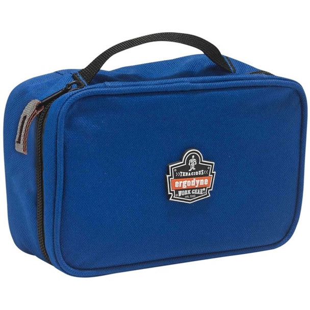 Ergodyne Arsenal 5876 Carrying Case Tools, Accessories, ID Card, Business Card, Label - Blue - Water Resistant - 600D Polyester Body - 3" Height x 4.5" Width x 7.5" Depth - Small Size - 1 Each
