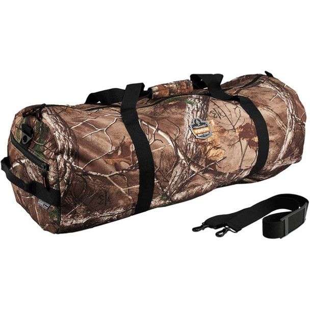 Ergodyne Arsenal 5020 Carrying Case (Duffel) Travel Essential - Black - Wear Resistant, Tear Resistant, Water Resistant, Stain Resistant - 600D Polyester Body - Shoulder Strap, Handle - 14" Height x 14" Width x 35" Depth - Large Size - 1 Each