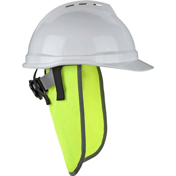 GloWear 8006 Hi-Vis Neck Shade - 14.5" Width x 1" Height x 10" Length - 6 / Carton - Lime - Polyester, Fabric