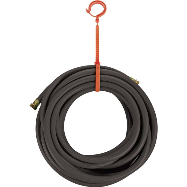 Squids 3540 Large Locking Hook - 44 lb (19.96 kg) Capacity - 27.3" Length - for Tie, Cable, Cord, Pipe, Hose - Nylon - Orange - 6 / Carton
