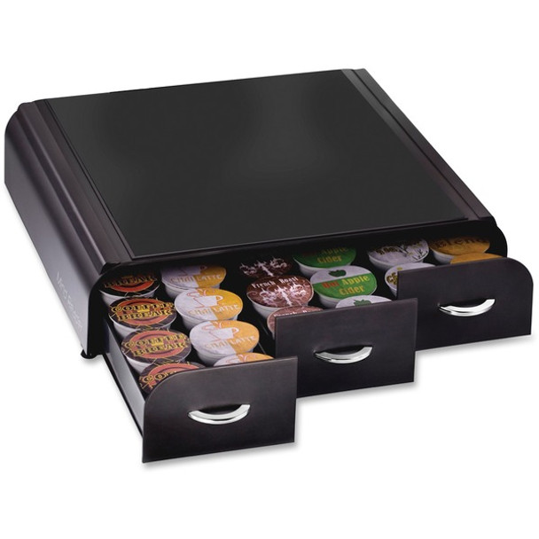 Mind Reader EMS Mind 3-drawer Coffee Pod Organizer - 36 x Coffee Pod - 3 Drawer(s) - 13.5" Height x 13.3" Width x 3.3" DepthCounter - Heat Resistant - 1 Each