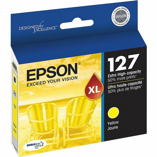 Epson DURABrite T127420-S Original Ink Cartridge - Inkjet - Yellow - 1 Each