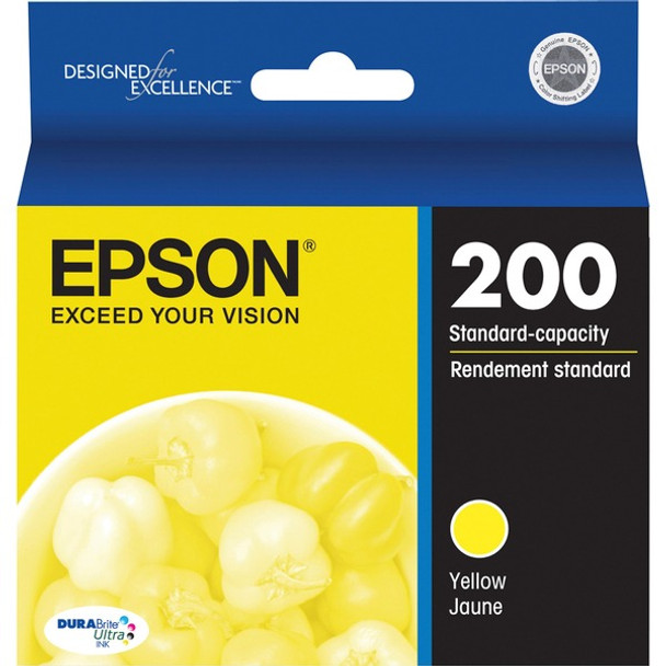 Epson DURABrite Ultra 200 Original Ink Cartridge - Inkjet - Yellow - 1 Each