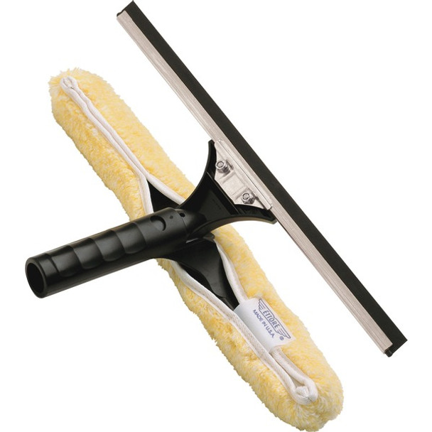 Ettore Stainless BackFlip Cleaning Tool - 14" Blade - Light Weight, Fatigue Resistant, Grooved Handle - Stainless Steel