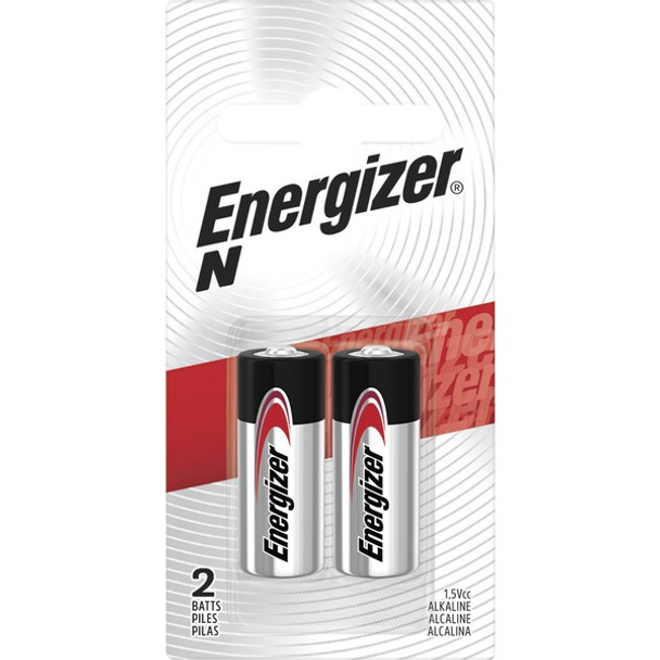 Energizer N Batteries, 2 Pack - For Multipurpose - N - 1.5 V DC - 1000 mAh - Alkaline - 2 / Pack