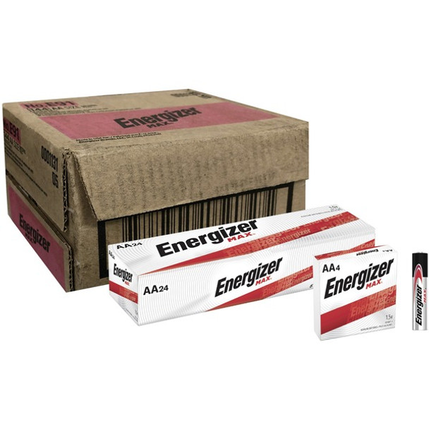 Energizer Max AA Alkaline Battery 4-Packs - For Multipurpose, Digital Camera, Toy - AA - 36 / Carton
