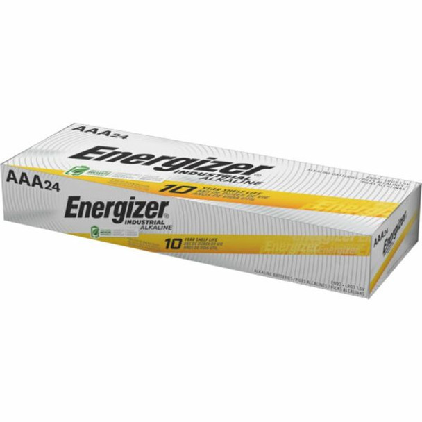 Energizer Industrial Alkaline AAA Battery Boxes of 24 - For Multipurpose - AAA - 1.5 V DC - 6 / Carton