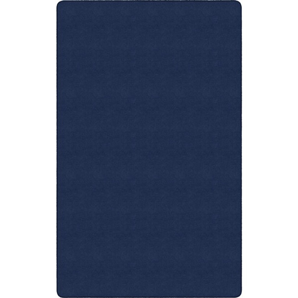 Flagship Carpets Ameristrong Solid Color Rug - Floor Rug - Traditional - 12 ft Length x 91.20" Width - Rectangle - Navy - Nylon