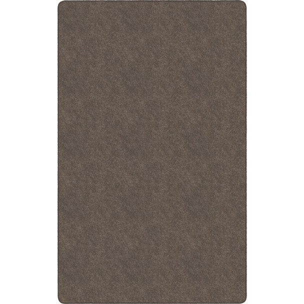 Flagship Carpets Amerisoft Solid Color Rug - 48" Length x 72" Width - Rectangle - Wheat - Polyester, Nylon