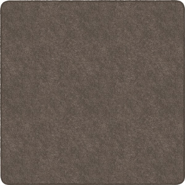 Flagship Carpets Amerisoft Solid Color Rug - 72" Length x 72" Width - Square - Wheat - Polyester, Nylon