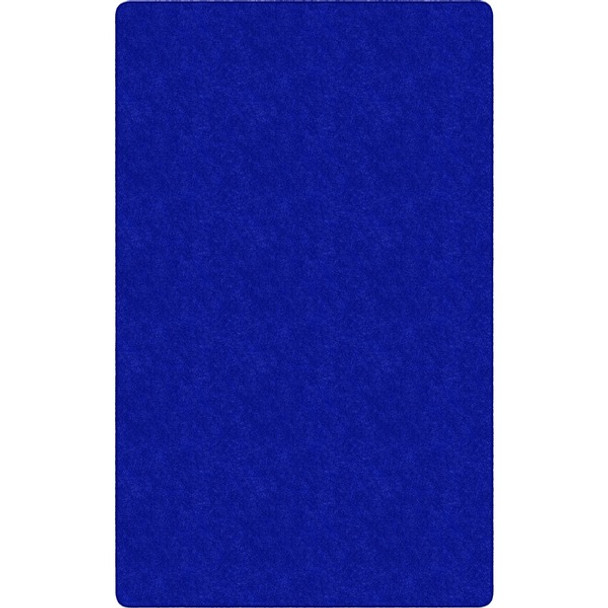 Flagship Carpets Amerisoft Solid Color Rug - 12 ft Length x 90" Width - Rectangle - Royal Blue - Nylon, Polyester