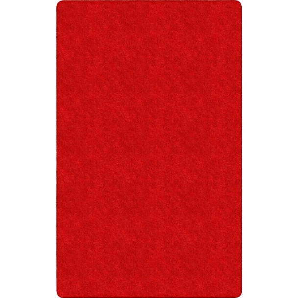 Flagship Carpets Amerisoft Solid Color Rug - 18 ft Length x 12 ft Width - Rectangle - Classic Red - Nylon, Polyester