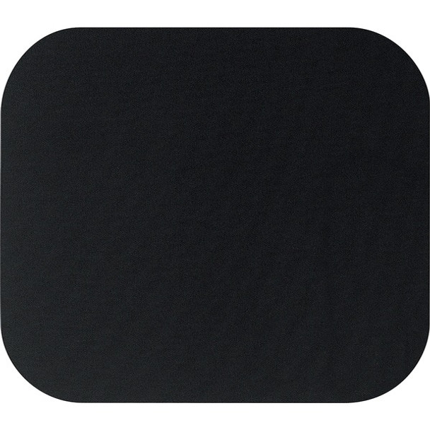Fellowes Mouse Pad - Black - 0.13" x 9" x 8" Dimension - Black - Polyester - Scratch Resistant - 1 Pack