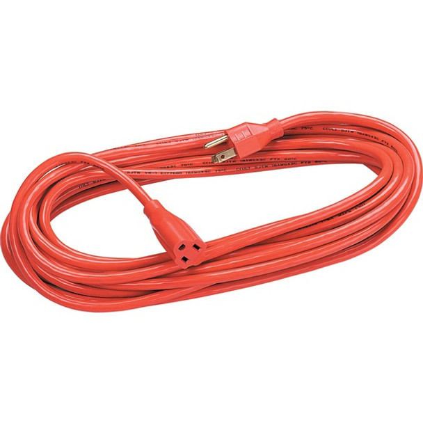 Heavy Duty Indoor/Outdoor 50' Extension Cord - 125 V AC13 A - Gray - 50 ft Cord Length - 1