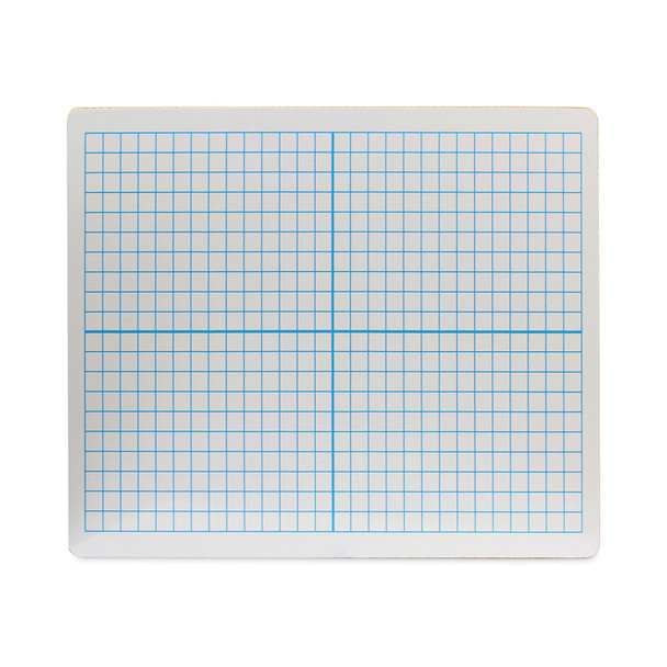 Graphing Two-Sided Dry Erase Board, 12 x 9, White Surface, 12/Pack