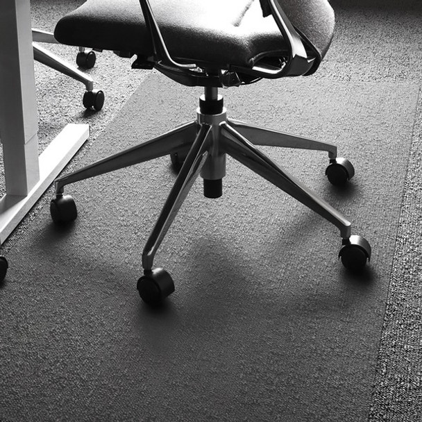 Ultimat&reg; XXL Polycarbonate Square Chair Mat for Carpets - 60" x 60" - Clear Square Polycarbonate Chair Mat For Carpets - 60" L x 60" W x 0.09" D