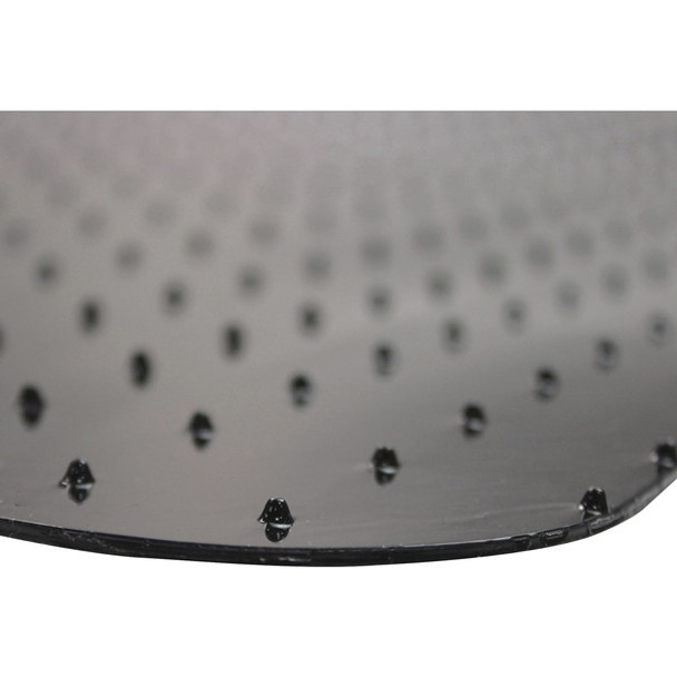 Advantagemat&reg; Black Vinyl Rectangular Chair Mat for Carpets - 48" x 60" - Carpeted Floor - 60" Length x 48" Width x 90 mil Depth x 90 mil Thickness - Rectangular - Classic - Polyvinyl Chloride (PVC), Vinyl - Black - 1Each - TAA Compliant