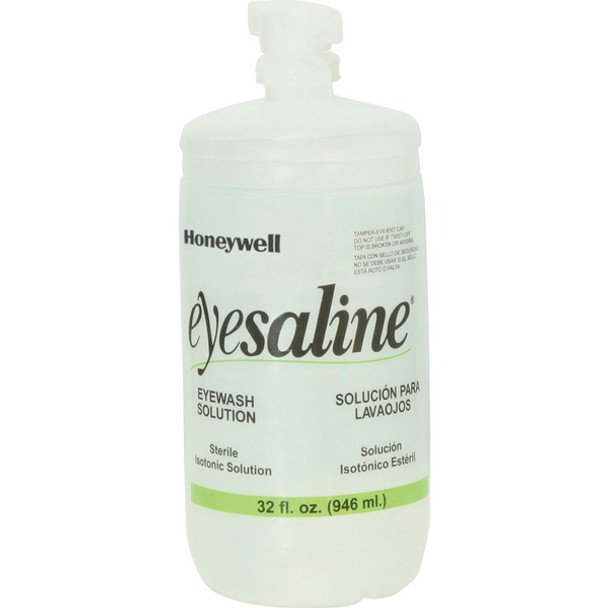 Honeywell Fendall Eyesaline Eyewash Solution - 1 quart - Tamper Resistant, Blow-fill-seal - 1 Each