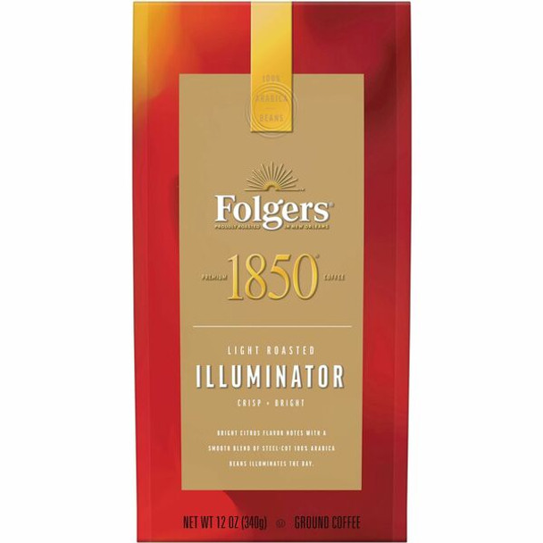 Folgers&reg; Ground Illuminator (formerly Lantern Glow) Coffee - Light - 12 oz - 1 Each