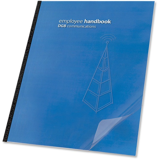 GBC ClearView Presentation Covers - For Letter 8 1/2" x 11" Sheet - Clear - Polypropylene - 100 / Box