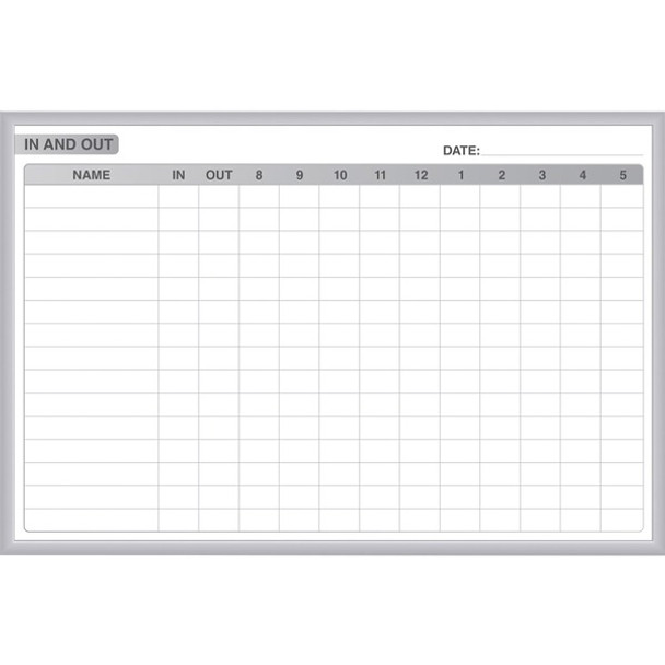 Ghent Dry Erase Board - 72" (6 ft) Width x 48" (4 ft) Height - White Steel Surface - Satin Aluminum Frame - Rectangle - Horizontal - Magnetic - Stain Resistant, Ghost Resistant, Fade Resistant, Accessory Tray - 1 Each - TAA Compliant