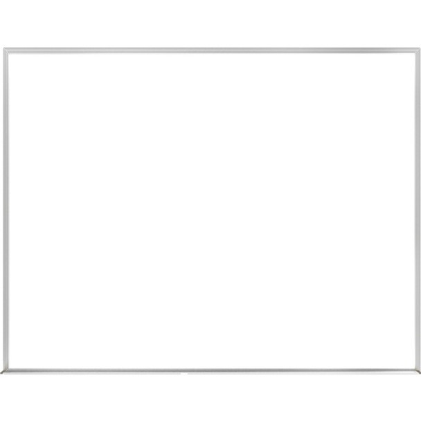 Ghent Verona Markerboard - 36" (3 ft) Width x 24" (2 ft) Height - Melamine Surface - Aluminum Frame - Durable, Non-magnetic - 1 Each