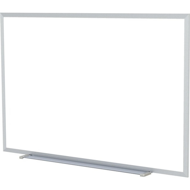 Ghent M2 Dry Erase Board - 60" (5 ft) Width x 48" (4 ft) Height - White Surface - Satin Aluminum Frame - Rectangle - Horizontal - Non-magnetic, Accessory Tray, Eco-friendly, Durable - 1 Each - TAA Compliant