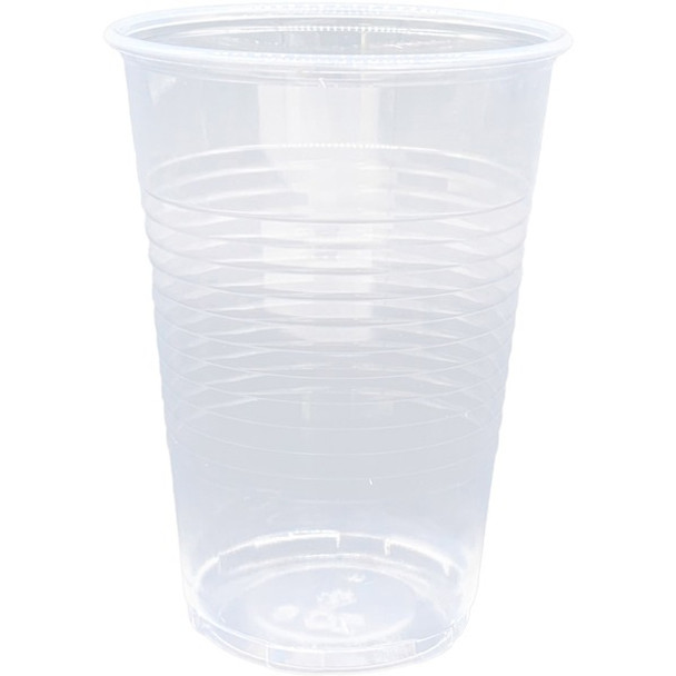 Genuine Joe 9 oz Translucent Beverage Cups - 200 / Pack - 12 / Carton - Clear - Plastic - Cold Drink