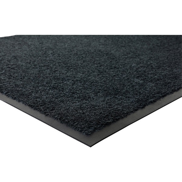 Genuine Joe Platinum Series Indoor Wiper Mats - Indoor - 56" Length x 33.50" Width - Rubber, Nylon - Black - 1Each