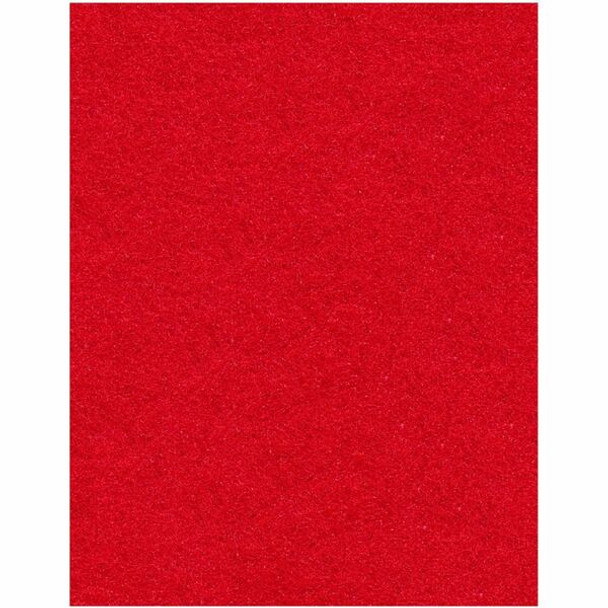 Genuine Joe Buffing Floor Pad - 5/Carton - 14" Width - Buffing, Floor - Red