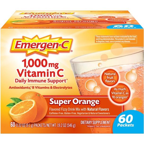 Emergen-C Super Orange Vitamin C Drink Mix - For Immune Support - Super Orange - 1 Each