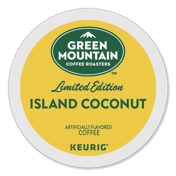 Island Coconut Coffee K-Cup Pods, 96/Carton