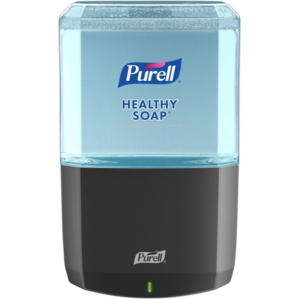 PURELL&reg; ES6 Touch-free Hand Soap Dispenser - Automatic - 1.27 quart Capacity - Support 4 x C Battery - Locking Mechanism, Durable, Wall Mountable, Touch-free - Graphite - 1Each