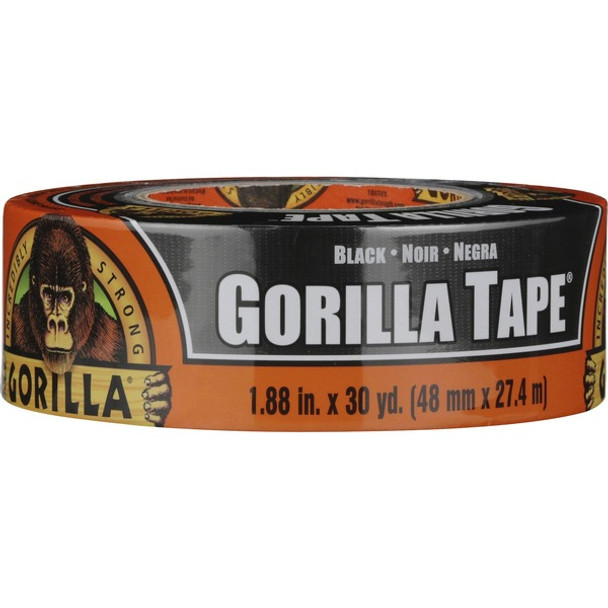 Gorilla Glue Black Tape - 30 yd Length x 1.88" Width - 1 Each - Black