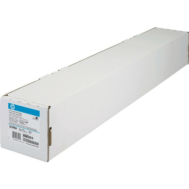 HP Universal Bond Paper - White - 110 Brightness - 90% Opacity - 42" x 150 ft - 21 lb Basis Weight - Matte - 1 Each - White