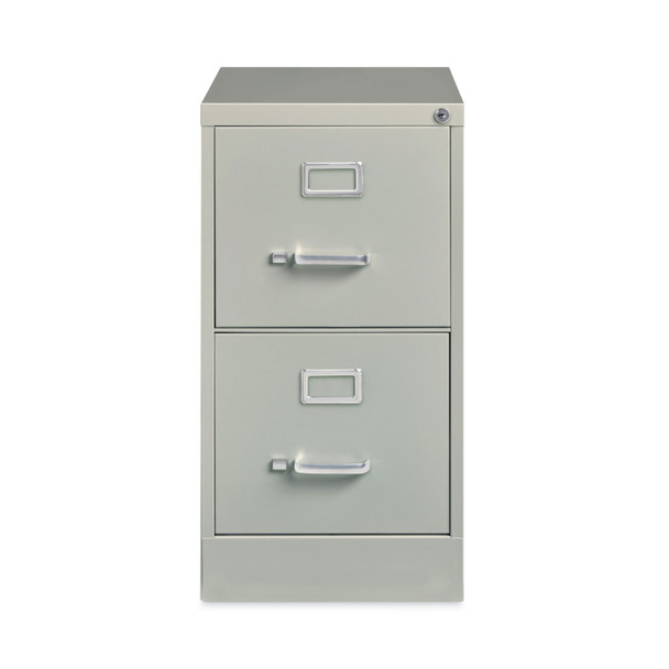 Vertical Letter File Cabinet, 2 Letter-Size File Drawers, Light Gray, 15 x 22 x 28.37