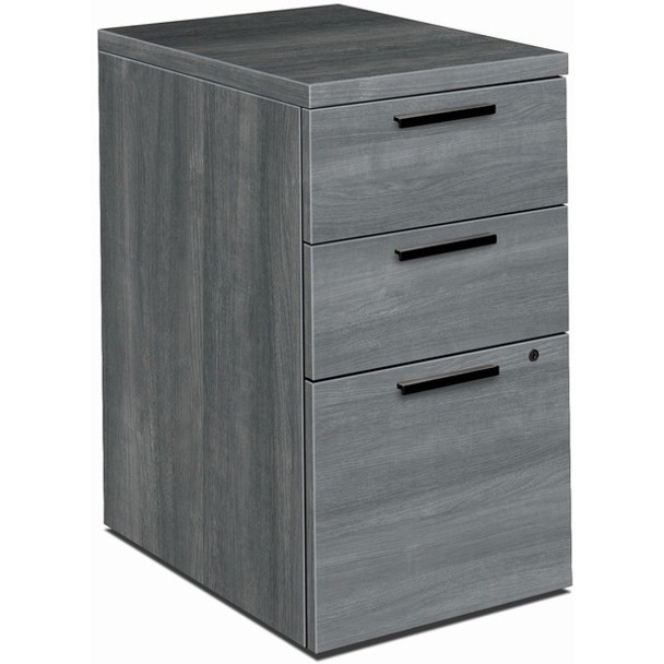 HON 10500 H105102 Pedestal - 15.8" x 22.8"28" - 3 x Box, File Drawer(s) - Finish: Sterling Ash