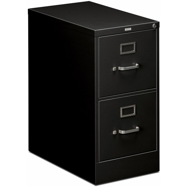 HON 510 H512 Vertical Column - 15" x 25"29" - 2 Drawer(s) - Finish: Black