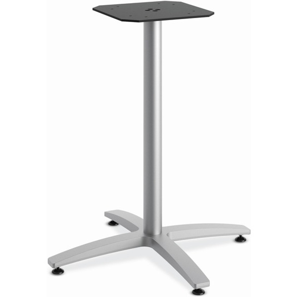 HON Between HBTTX30S Table Base - Textured Silver