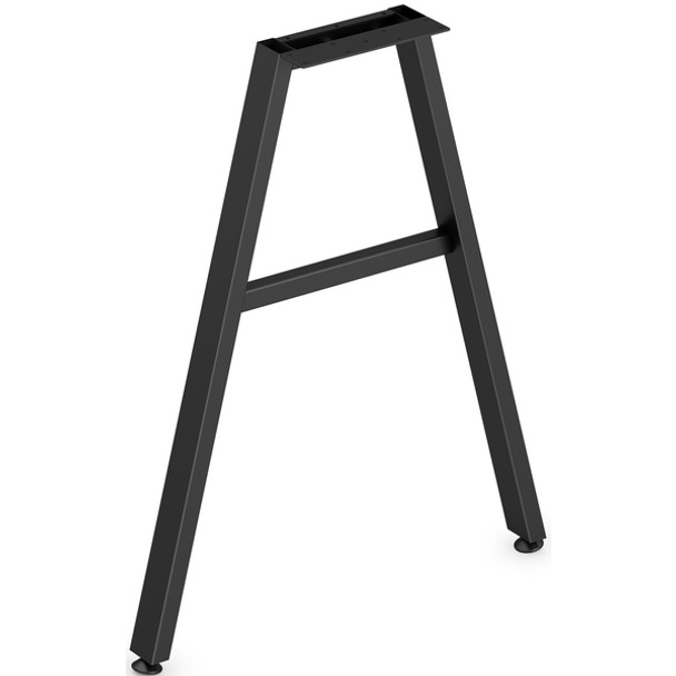 HON Mod HLPLLEG24A Worksurface A-Leg - 24" - Finish: Black