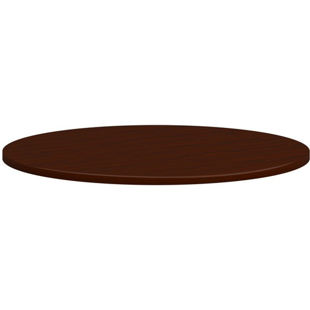 HON Mod HLPLTBL42RND Conference Table Top - 42" - Finish: Traditional Mahogany