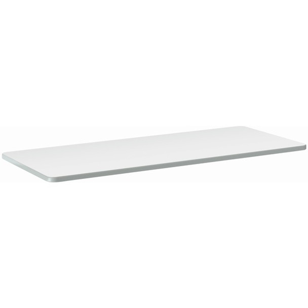 HON Build Series Rectangular Tabletop - For - Table TopRectangle Top - 25" to 34" Adjustment x 60" Width x 24" Depth - White