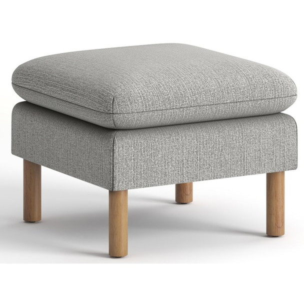 HON Parkwyn Ottoman - Material: Fabric - Finish: Gray