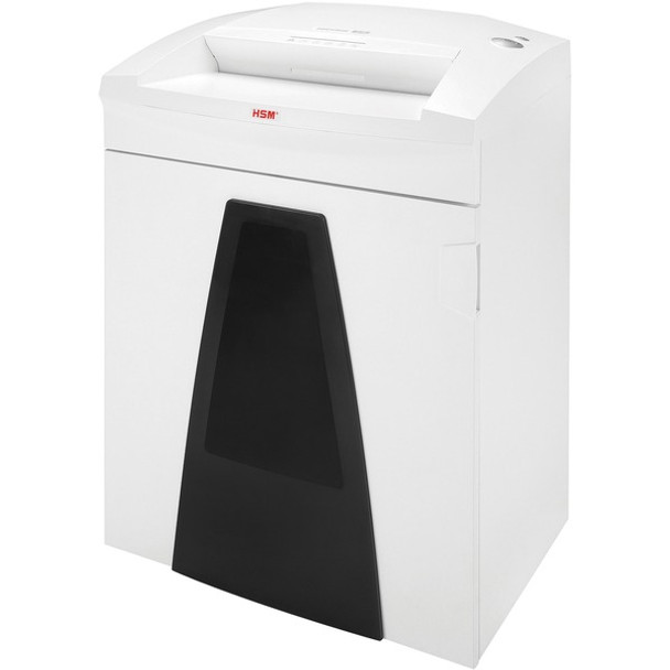 HSM SECURIO B35 - 1/4" - Continuous Shredder - Particle Cut - 15 Per Pass - for shredding Staples, Paper, Paper Clip, Credit Card - 0.063" x 0.625" Shred Size - P-5/T-5/E-4/F-2 - 15.75" Throat - 34.30 gal Wastebin Capacity - White - TAA Compliant