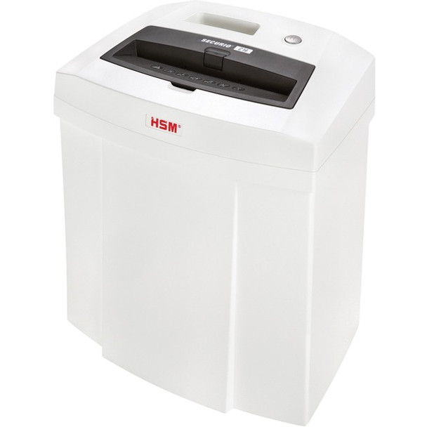 HSM SECURIO C14 - 1/8" - Strip Cut - 12 Per Pass - for shredding Staples, Paper, Paper Clip, Credit Card - 0.125" Shred Size - P-2/T-2/E-2 - 8.86" Throat - 5.30 gal Wastebin Capacity - White