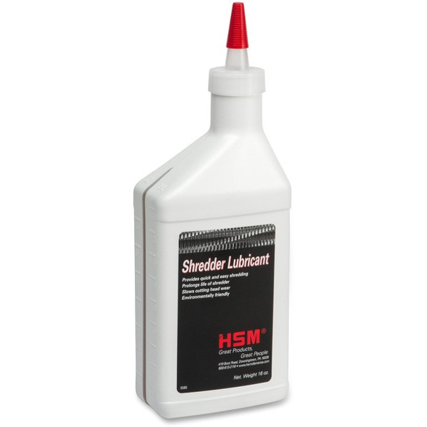 HSM Shredder Lubricant Oil - 16 fl oz - Clear