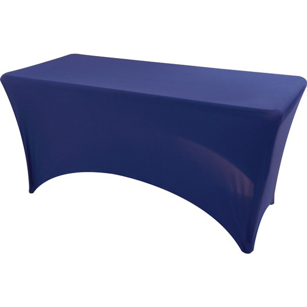 Iceberg Stretchable Fitted Table Cover - Fabricel - Blue - 1 Each